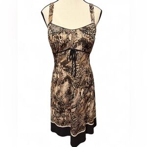 Dressbarn size 12 Animal Print Sleeveless Dress